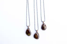 Agate necklace | Mexican Fire Agate necklace