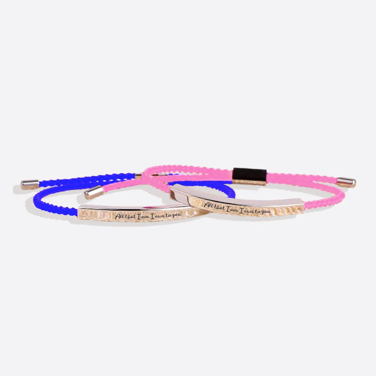 All that I am I owe to you Tube Bracelet
