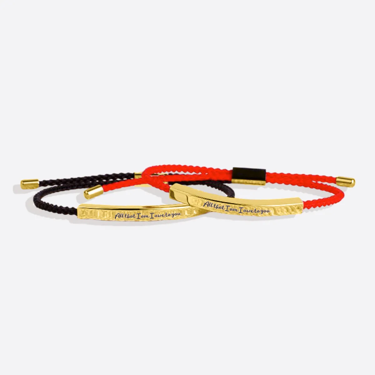All that I am I owe to you Tube Bracelet