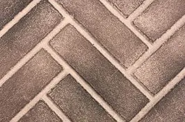 Astria 45 inch Heritage Brown Herringbone Ceramic Liner 45LKDV2HB-H