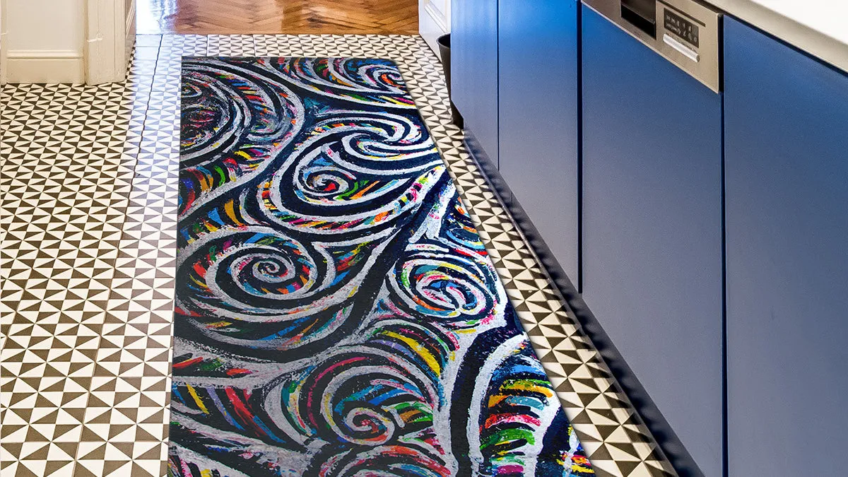 Custom INDOOR Area Rug w/Your Art Design|Size: 8'x10'