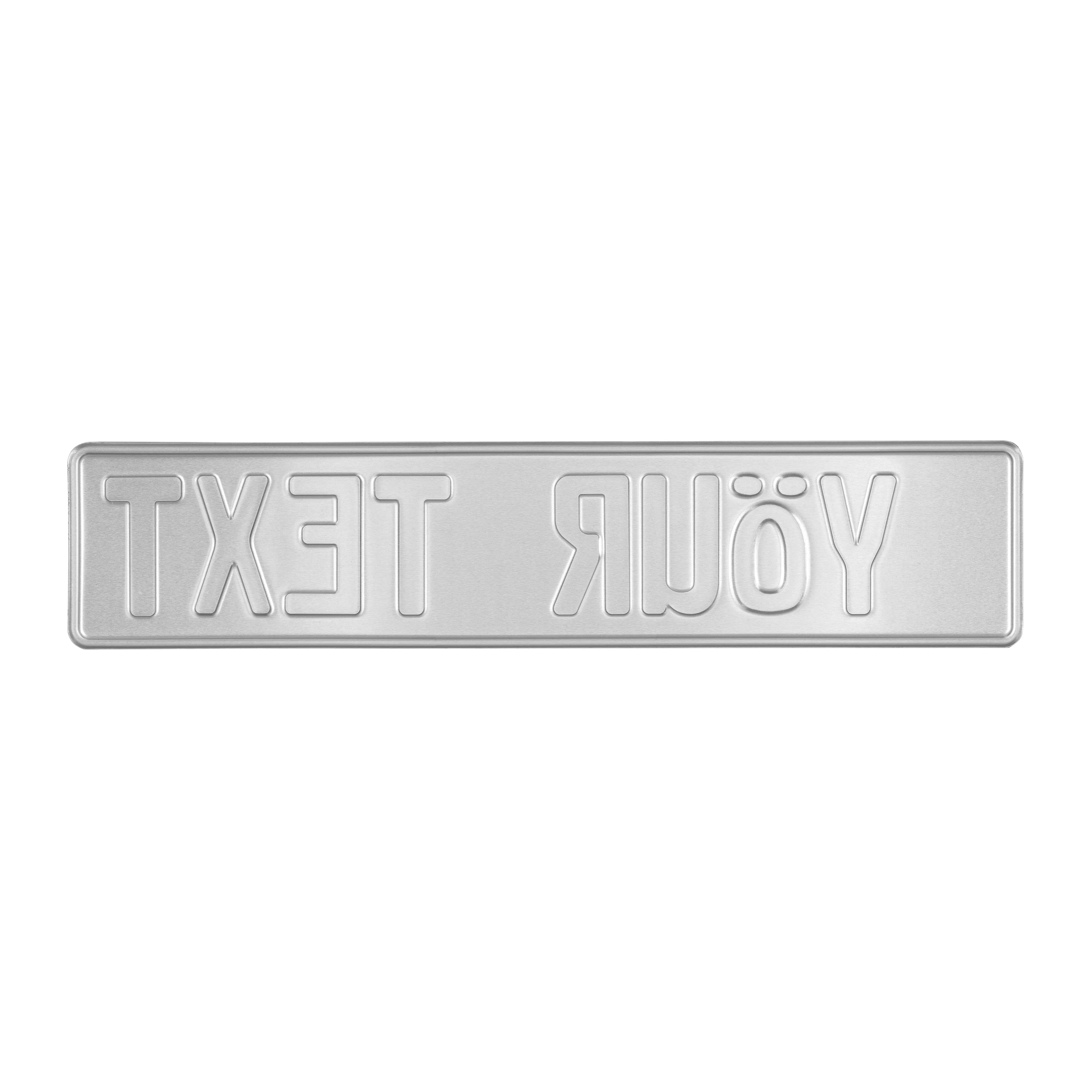 EEC German License Plate