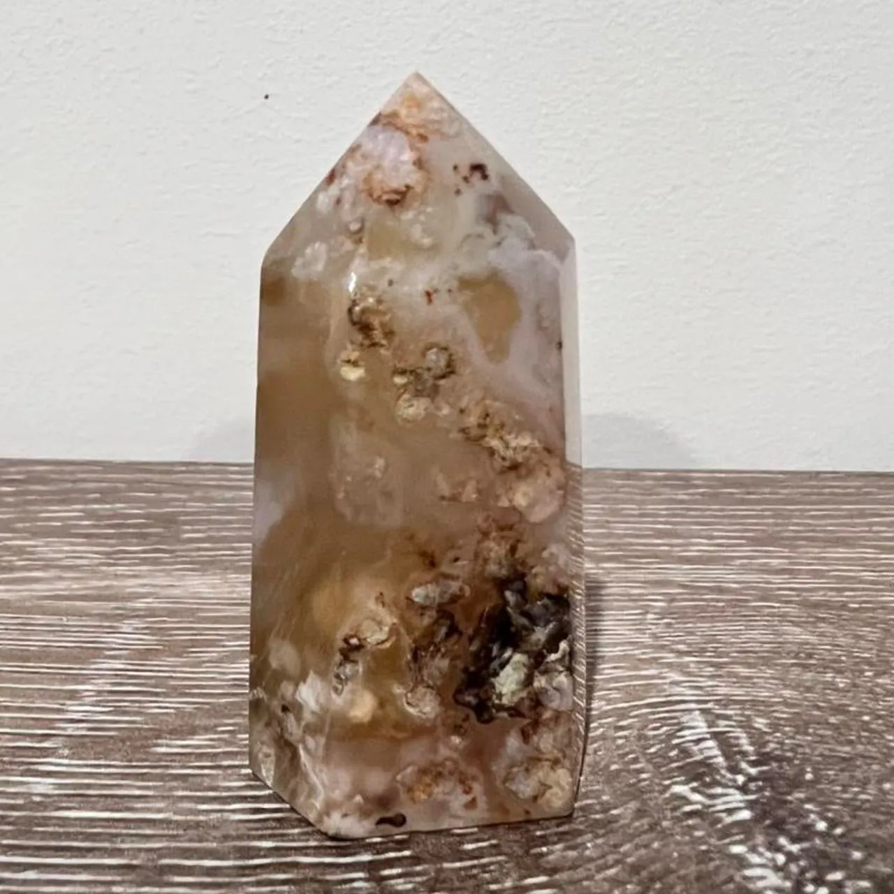 Flower Agate Crystal Tower Point Generator