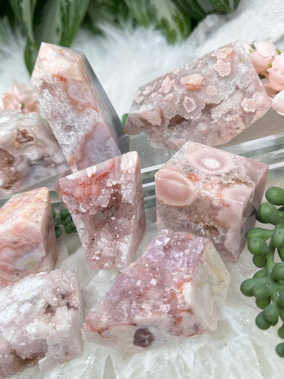 Flower Agate Freeforms