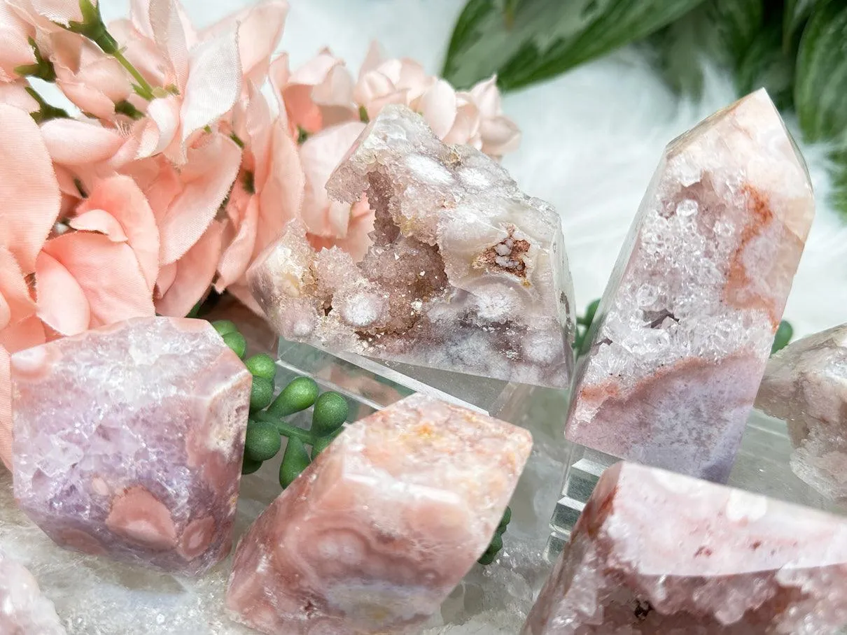 Flower Agate Freeforms