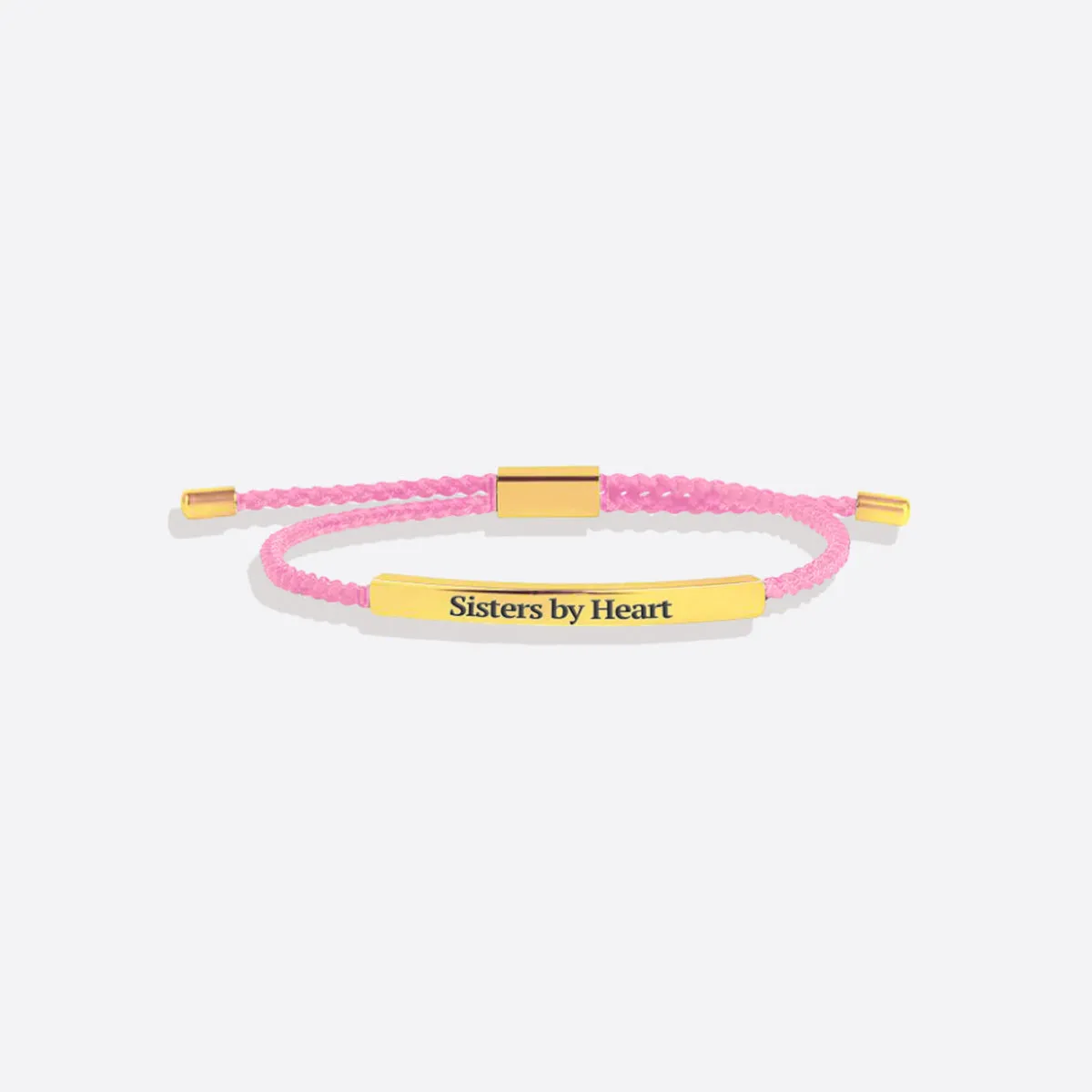 Not Sisters By Blood But Sisters By Heart Tube Bracelet