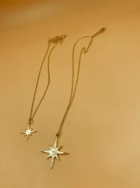 Star Pendant Necklace Duet