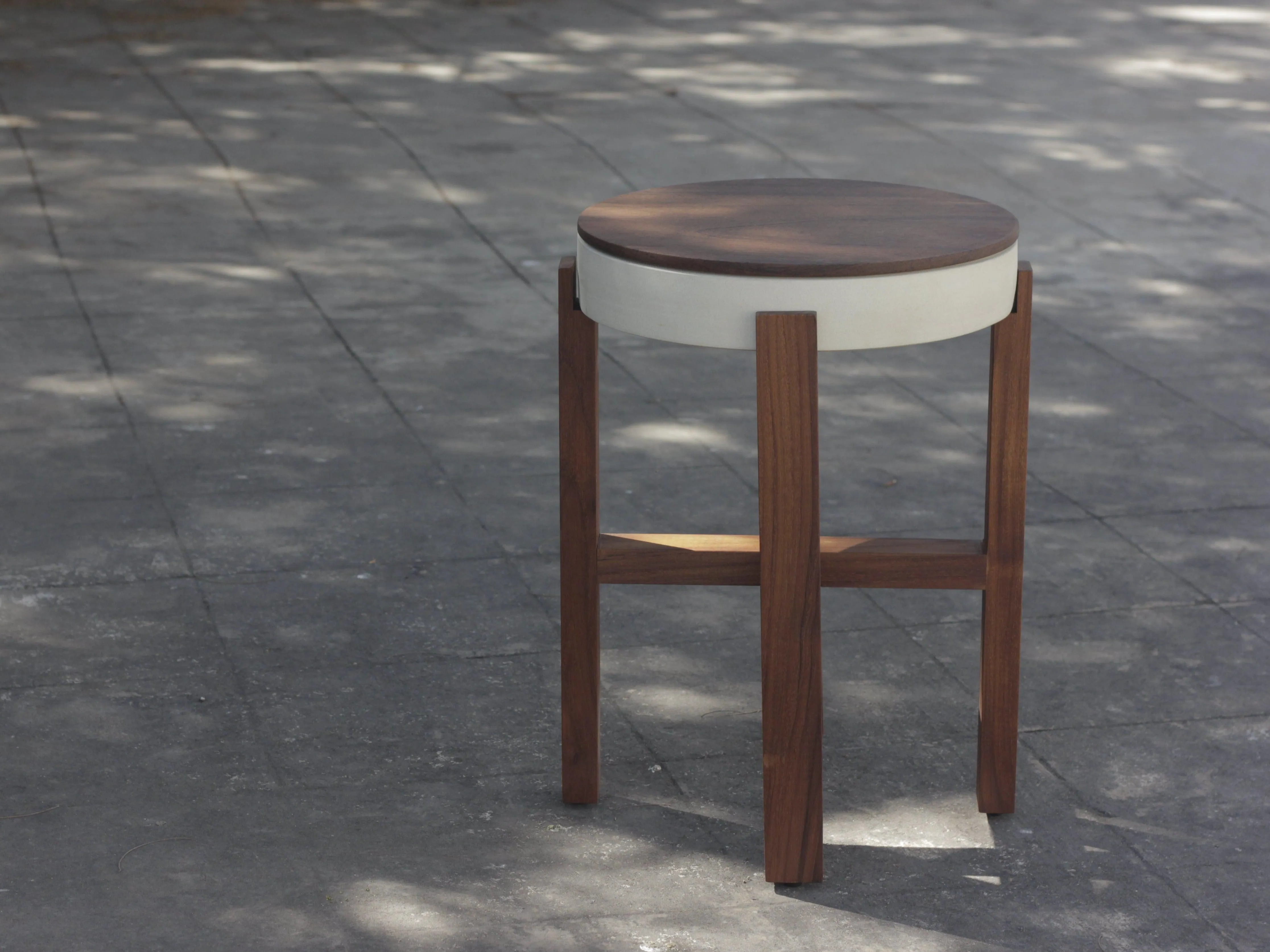 Utility Wooden Ceramic Table